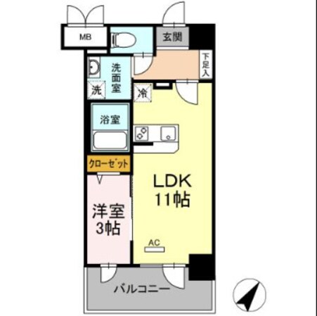 First博多駅前の物件間取画像